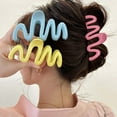 thumbnail image 3 of Fashion Acrylic Hair Claw Clip Large Wave Style Hairpins Hair Clamps Barrettes Hair Accessories Hairgrip Women Ponytail Headwear, 3 of 10