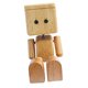 thumbnail image 4 of Adorno de tablero de coche: muñeco con pies que se mueven, figura de madera multiusos Haya con tapa, 4 of 9