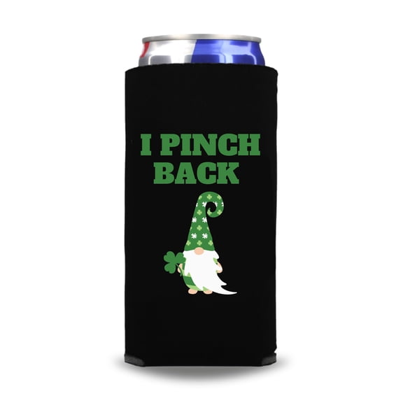 St. Patrick's Day Slim Spiked Seltzer Coolies, I Pinch Back Slim Coolies, Irish St. Patrick's Day Skinny Coolers, St. Paddy's Day Gifts
