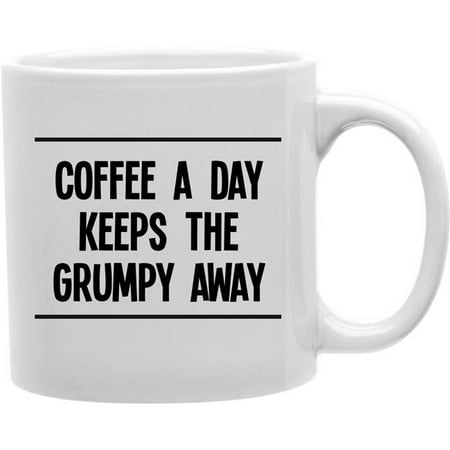 

Imaginarium Goods CMG11-IGC-GRUMPYCOF Grumpycof - Coffee A Day Keeps The Grumpy Away Mug