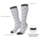 thumbnail image 4 of Fotbe Unicorn DoingYoga Calcetas Divertidas Estampadas para Hombre y Mujer, Calcetas de Algodón hasta la Rodilla para Caminar, Correr, Enfermería y Embarazo, 4 of 6