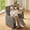 Brown, variant on Power Recliner Chair with Adjustable Electric Recliner, Ergonomic Overstuffed Rocking Sofa with 2 Side Pockets & USB Port for Living Room, Bedroom,Gray