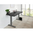 thumbnail image 1 of EFFYDESK Home Electric Height Adjustable Home Office Computer Standing Desk - (59"×29") Oak Black on Gray Frame, 1 of 1
