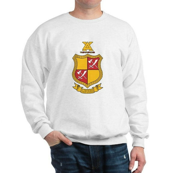 CafePress - Delta Chi Coat Of Arms Sweatshirt - Crew Neck Sweatshirt