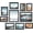 Ink Black, variant on ZJQYDS Picture Frames, Collage Picture Frames Set of 10, Two 8x10, Four 5x7, Four 4x6, Photo Frame for Wall Gallery Decor, Table Display, Glass, Rustic Brown URPF010X01
