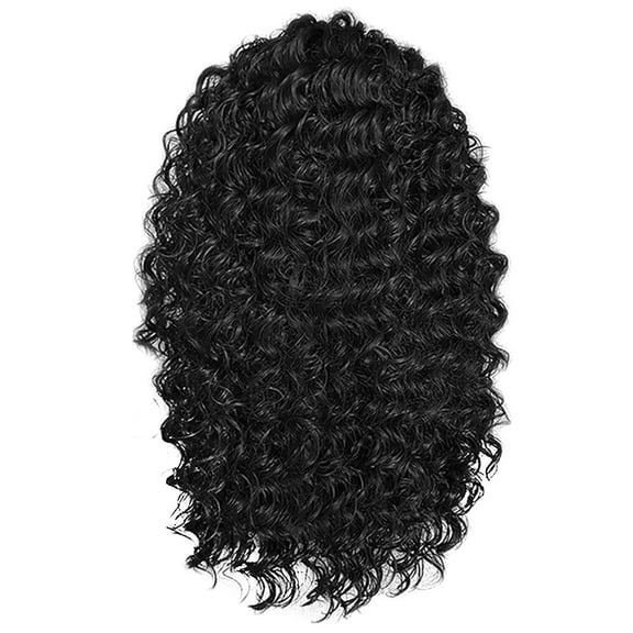 Diekin Black Lace Front Curly Synthetic Wig Heat Resistant Short Bob Wig Wave Short Kinky Curly Lace Front Human Hair Wig for Women