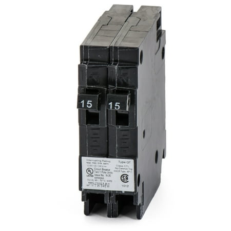 breaker 4 pack Q1515 SIEMENS Twin 1P, 15/15A, pack) 120/240V Breaker, (2 breaker 4 pack Q1515 SIEMENS Twin 1P, 15/15A, pack) 120/240V Breaker, (2