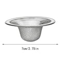 thumbnail image 2 of Tub Drain Hair Catcher, Heavy Duty Shower Drain Mesh Strainer, Stainless Steel Shower Bathtub Drain Cover, Bathroom Sink Strainer Filter Basket for Bathroom Sink, Wash Basin Floor Drain, 1 Pc, 2.56", 2 of 6