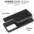 thumbnail image 4 of CoverON For Samsung Galaxy S21 Ultra 5G Case, Slim Rugged Grip Hard Phone Cover, Black, 4 of 9