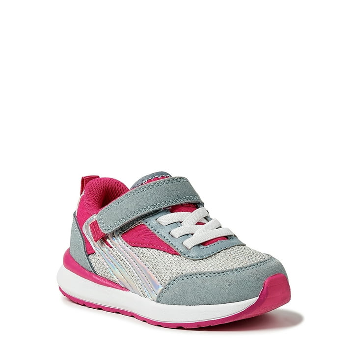Athletic Works Toddler Girls' Retro Jogger Sneakers - Walmart.com