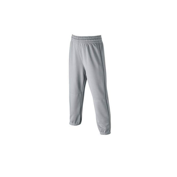 Wilson Youth Heavyweight Poly Boxer Baseball Pant (Grey, Medium