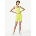thumbnail image 3 of Free Assembly Women's High Waisted Bike Shorts, 3 of 5