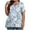 New2/Multicolor, variant on Otvok Womens Plus Size Blouses Summer Printed Regular Short Sleeve T-Shirt Top