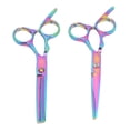 thumbnail image 1 of Hairdressing Scissors, 2 Pieces Hair Cutting Scissors Even Trimming  For Family, 1 of 8