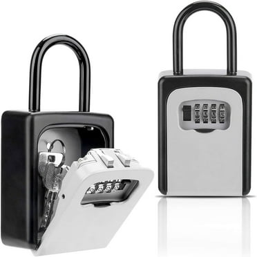 CTDWNT Security Lock Boxes,Key Lock Box for Outside House Key , Combo Door Locker Waterproof Key Safe Storage Wall Mount Lock box