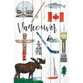 thumbnail image 2 of Marmont Hill "Vancouver Motif" By Molly Rosner Painting Art Print On White Wood, 16.0" x 1.5", 2 of 5