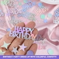 thumbnail image 4 of Happy Birthday Confetti for Table 30g Glitter Birthday Table Confetti Party Colorful Star Circle Sequins Paper for Crafts Decorations, 4 of 7