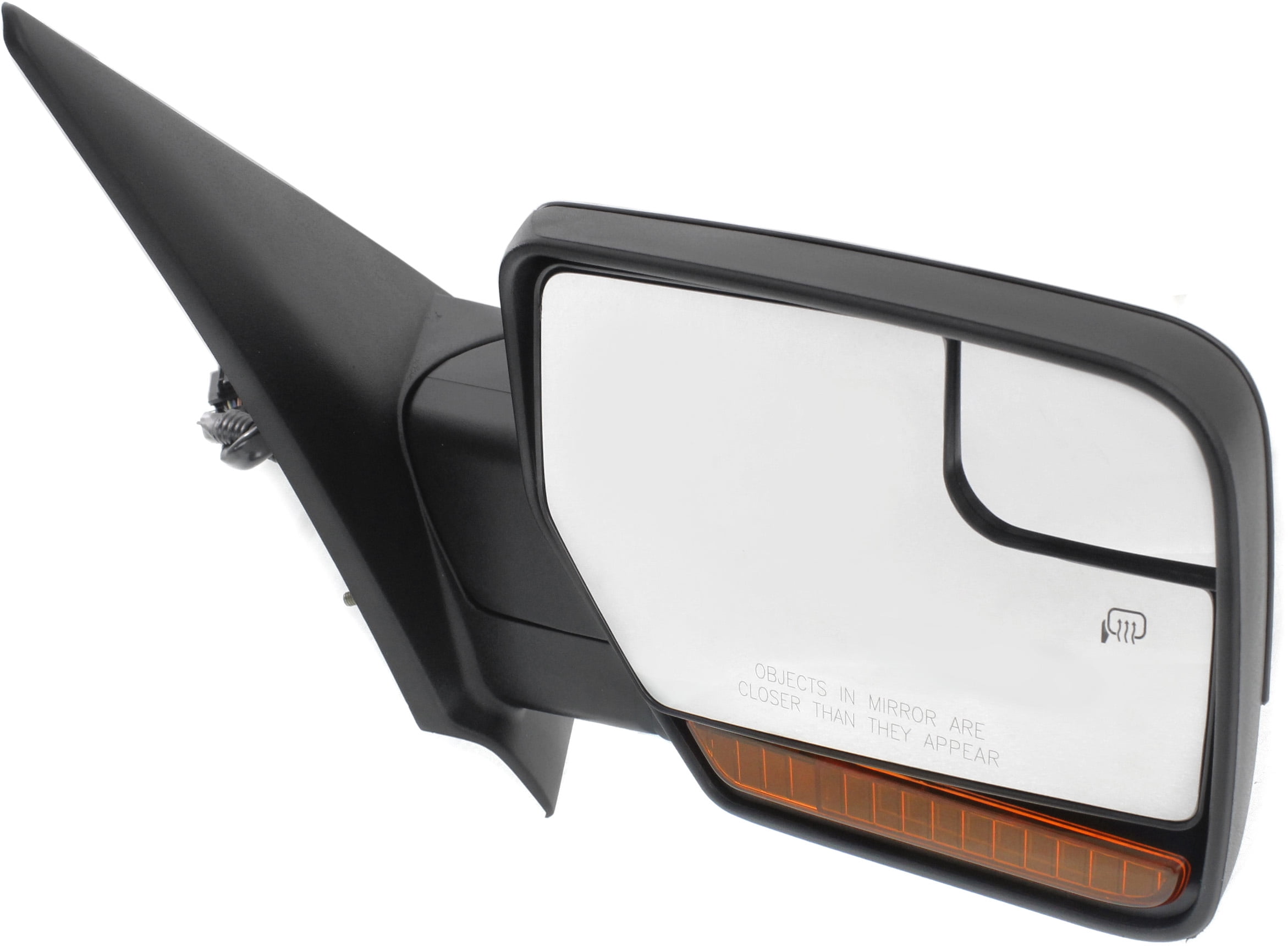 Kool Vue Mirror Right Passenger Side Heated Blind Spot Corner Glass In-housing Signal Light