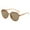 Brown, variant on Only Moment Brown Sunglasses Accessories for Women Polyester Trendy Classic Square 70S 80S 90S Vintage Shades Double Bridge Aviators One Size