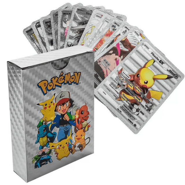 55 Paquets de Cartes Ultra-Rares - Combinaisons Rares et Excitantes avec Cartes Flash Dorées, Ensemble de Cartes à Collectionner