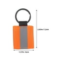 thumbnail image 2 of LOLIPPYY 6-Pack Orange Reflective Keychain Bag Charms with Quick Installation Reflective Accessories, 2 of 8