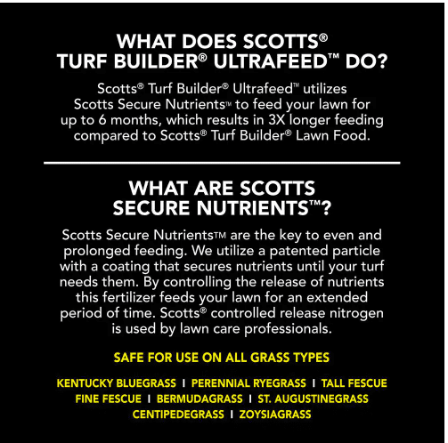 Scotts Turf Builder UltraFeed 20 lbs. Covers Up to 8,889 sq ...