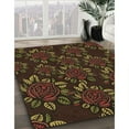 thumbnail image 3 of Ahgly Company Machine Washable Indoor Rectangle Transitional Saddle Brown Area Rugs, 7' x 9', 3 of 7