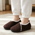 thumbnail image 5 of Knivor Closed Back Slippers for Women Slipper Socks Sherpa Fleece V‑Trim Slip On Indoor Outdoor Non Slip House Shoes, 5 of 8