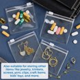 thumbnail image 4 of MEDca Zippered Pill Pouch Bags with Slide Lock, Clear Plastic, 24-Pack, Travel Friendly, 4 of 10
