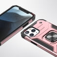 thumbnail image 6 of Designed for Samsung Galaxy A25 5G Armor Hybrid with Ring Holder Kickstand Shockproof Heavy-Duty Durable Rugged Dual Layer Phone Case Cover [Rose Gold], 6 of 10