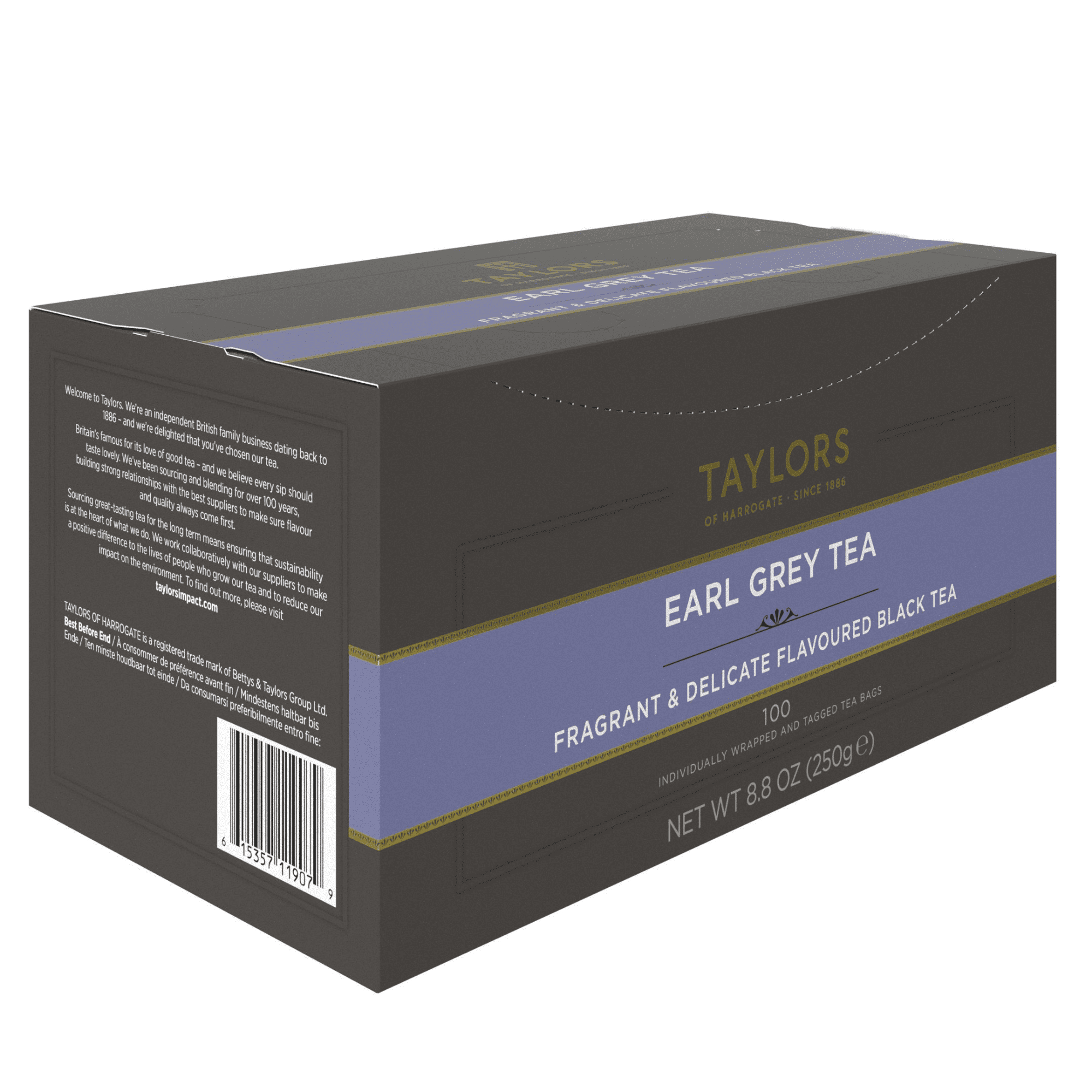 Taylors of Harrogate Earl Grey Tea, 100 Tea Bags