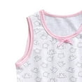 thumbnail image 5 of ZACPNCV Tank Top for Girls Summer Crewneck Tank Top Animals Prints Undershirts Underwear White 3-4 Years, 5 of 6