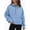 17# Light Blue, variant on Womens Sweatshirts Half Zip Fleece Pullover Fall Outfits | Fall Fashion Clothes 2026,Cropped Sweatshirts,Cute Y2k Tops,Winter Loungwear Outfits Beige XL