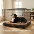 thumbnail image 6 of Exclusivo Mezcla Medium Dog Bed with Removable and Washable Cover 36"x24", Orthopedic Pet Bed for Crates, Non-Slip Bottom and Waterproof Liner, Brown, 6 of 10