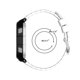 thumbnail image 3 of Correas De Silicona Para Reloj, Correas De Repuesto Suaves Y Cómodas Con Hebilla De Acero, Correa De Reloj Compatible Con Garmin Forerunner 920Xt Methold EL016819-01, 3 of 5