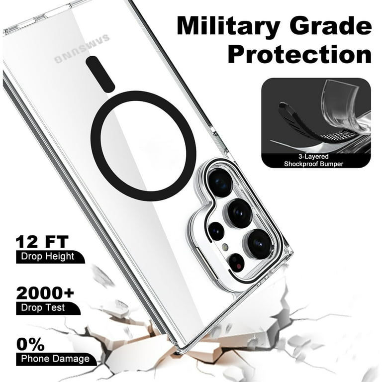 S24 Ultra Samsung Case Compatibility Chart Samsung S24 Ultra Case MagSafe  Compatible MergeGrip Magnetic Black No