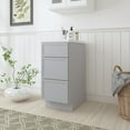 thumbnail image 2 of Vanity Art 15" W Birch Plywood Freestanding Single Base 3 Drawers Storage Cabinet, 2 of 9