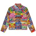 thumbnail image 4 of Jackets for Women Winter Coat Jackets Flannel Stand Collar Jacket(Candy Wrappers,Size:S-4XL), 4 of 7