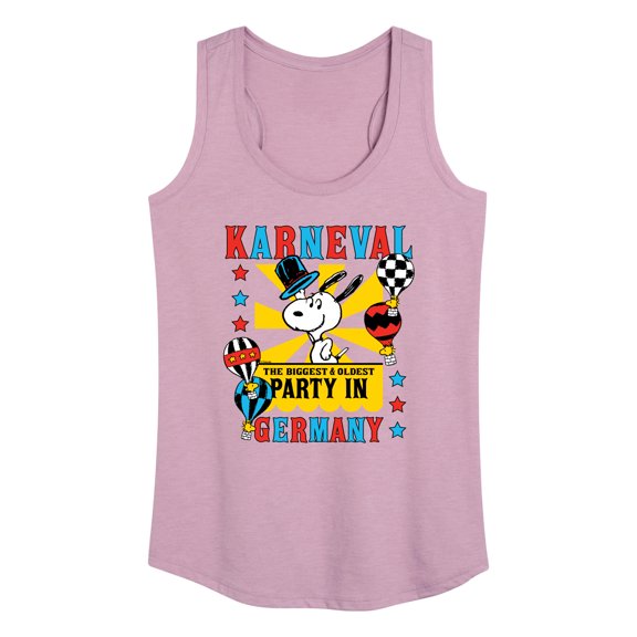 Peanuts - Karneval Biggest Oldest Party Germany - Women's Racerback Tank Top