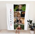 thumbnail image 1 of Personalised Photo Blanket | Personalised Grandad Gifts, 1 of 6