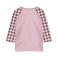thumbnail image 4 of YOUYEDAIN 3/4 Sleeve Shirts for Girls Size 11-12 Crewneck Tunic Tops Causal Teen Girls Clothing Soft Tshirt Light pink 11-12 Years, 4 of 4