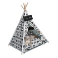 thumbnail image 1 of Pet Teepee, Dog And Cat Bed, Pet Houses With Thick Cushion Jd5, 1 of 5