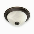 thumbnail image 4 of DYMOND LED Ceiling Light Flush Mount Pavilion Vintage Espresso Brown 11 Inches 3000K Warm White, 4 of 5