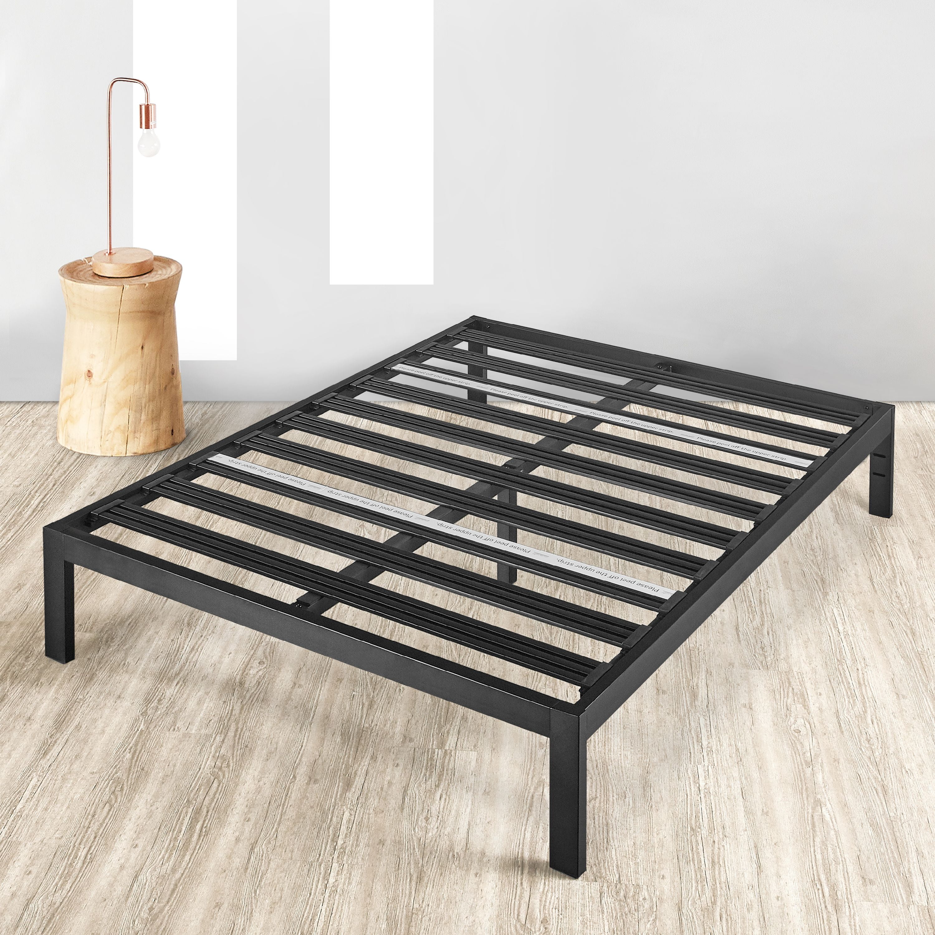 Heavy Duty Steel Bed Frame Queen, Iron Throne Bed Frame