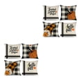 thumbnail image 1 of Thinsony 4pieces Soft And Durable Pillow Covers For Festive Atmosphere At Home Polyester Decorative Pillow Cover Cushion Cover Halloween-1 2Set, 1 of 6