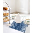 thumbnail image 4 of Blue Coastal Kitchen Dish Towels for Drying Dishes Set of 2, Summer Ocean Sea Waves Starfish Corals Waffle Weave Microfiber Hand Tea Bathroom Towels Quick Dry & Absorbent Towel 12x12, 4 of 7