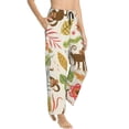 thumbnail image 2 of Balery Monkeys in the Jungle print Women's Pajama Pants,Ultra Lightweight Pjs,Lounge Pant-Small, 2 of 9
