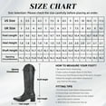 thumbnail image 3 of IUV Western Cowgirl Boots for Women Knee High Pointy Toe, 3 of 8