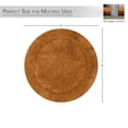 thumbnail image 3 of HOME WEAVERS Waterford Collection Cotton Round Bath Rug, 30" Round, Terracotta, 3 of 9