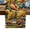 Green Gold Beige, variant on ERUNPONLY Sage Green Pumpkins Fall Table Runner - 48 Inch Long Thanksgiving Botanical Leaves Autumn Cotton Linen Dress Scarves Farmhouse Table Runner for Kitchen Dining, Coffee Table, 13" x 48"